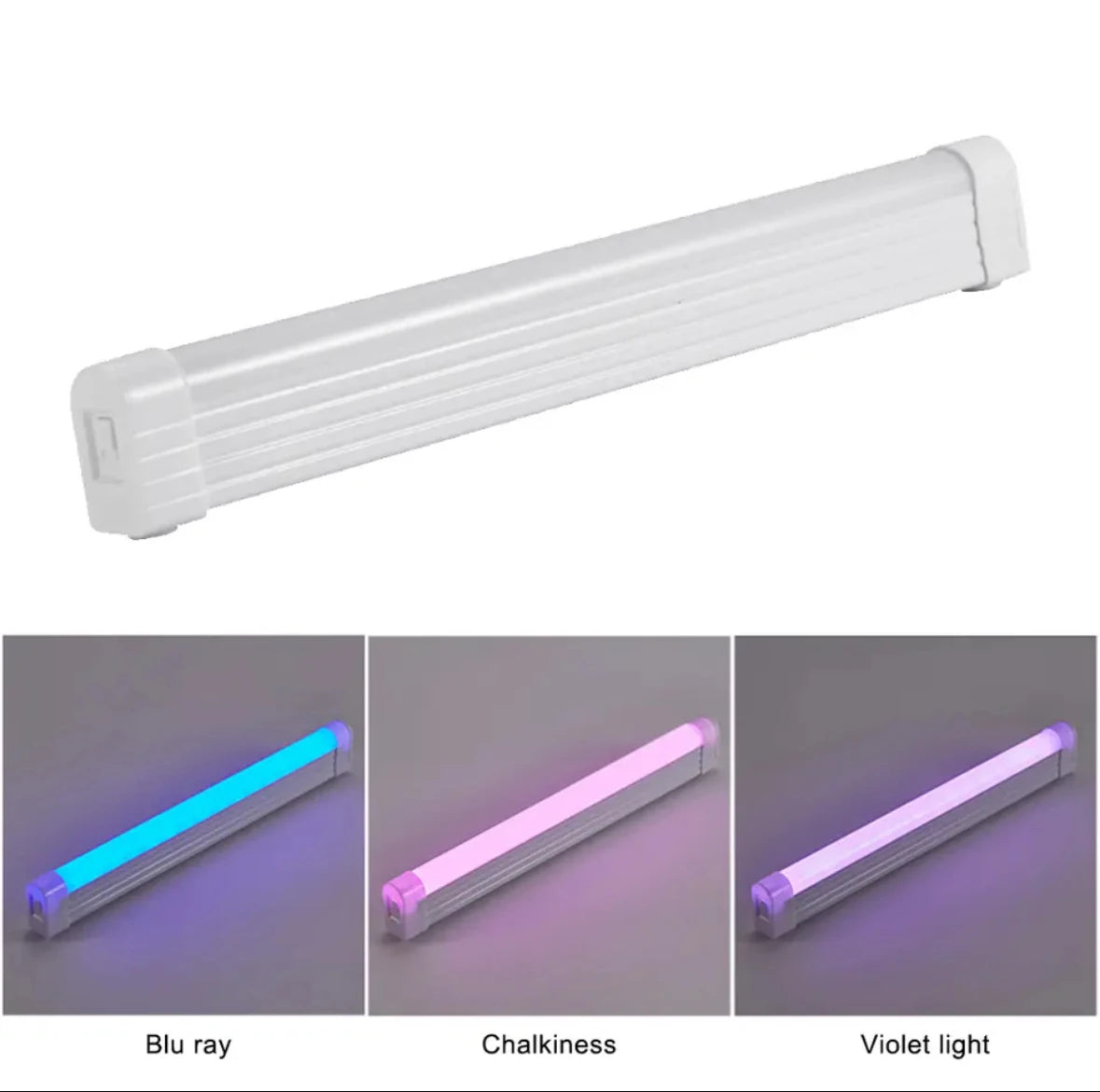 Portable Super Bright LED Tube USB Rechargable Outdoor Camping Night Light Photography Fill Light with 3 Color Adjustable