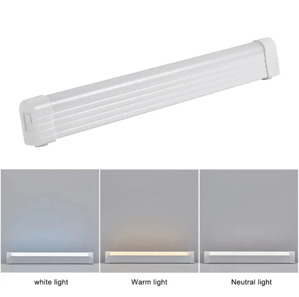 Portable Super Bright LED Tube USB Rechargable Outdoor Camping Night Light Photography Fill Light with 3 Color Adjustable